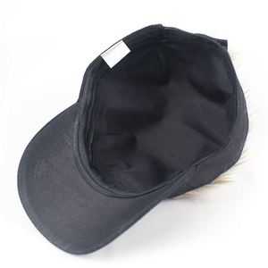 Fashion Hairpiece Sun Cap Snapback Sport Hip Hop Camouflage Leopard Dot Half <b>Wig</b> Baseball Caps <b>Men</b> Women 100% Cotton Summer - Product Image 5
