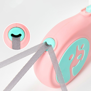 Durevole retrattile facile controllo automatico 3/5m guinzaglio per cani in Nylon piombo per gatti che estende la marcia per camminare Roulette di trazione per cucciolo - Product Image 3