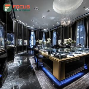 Exhibidor de Joyería de Lujo para Interiores de Tiendas, Mueble de Joyería con Superficie Pulida para Tiendas de Marca - Product Image 5