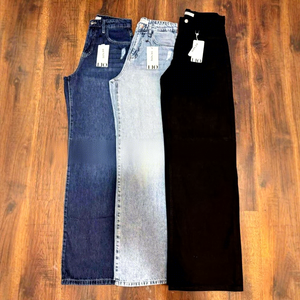 <span class=keywords><strong>Jeans</strong></span> da <span class=keywords><strong>Donna</strong></span> di Alta Qualità a Gamba Dritta Elasticizzati Mid-Wash in Misto Cotone Casual - Product Image 4