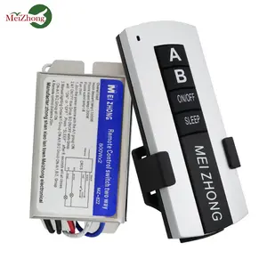High quality Household light switch 2 channel RF remote control remote control Wireless remote control switch