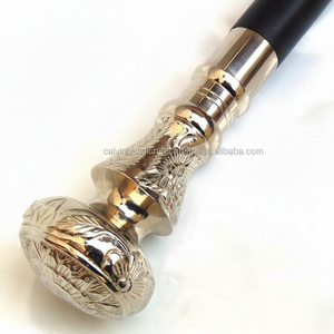 Bastón ciego de diseñador, bastón con mango de latón macizo/bastón de latón antiguo/hermoso bastón para caminar - Product Image 1