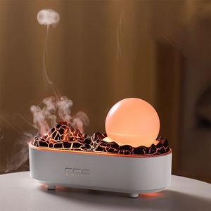 Crystal Ball Humidifier Aromatherapy <b>Light</b> <b>Timer</b> for Bedroom Home Yoga Office Flame Ultrasonic Essential Oil Diffuse - Product Image 1