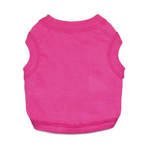 Groothandel Katoenen Hond Vest Diy Zweetdoek Voor Grote Honden Schattige T-Shirt Lente Zomer Effen Kleur Kleding Huisdieren Kleding - Product Image 2