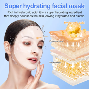 <span class=keywords><strong>Mascarilla</strong></span> Facial de Colágeno OEM/ODM <span class=keywords><strong>para</strong></span> Hidratación Profunda - <span class=keywords><strong>Mascarilla</strong></span> Facial Reafirmante con Ácido Hialurónico y Colágeno <span class=keywords><strong>para</strong></span> Piel Seca - Product Image 2