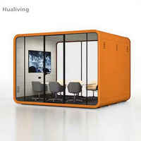 Cabine de travail insonorisée prête à l'emploi pour bureau, cabine téléphonique acoustique, salle de réunion commerciale