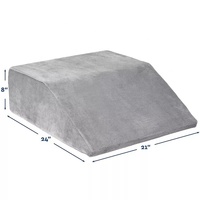 Oreiller orthopédique de soutien des jambes pour lit de conception ergonomique, coussin en mousse à mémoire de forme réglable de Posture écrasé