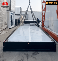 Conteneur pliable extensible de haute qualité de 40 pieds, maisons miniatures modernes, maisons préfabriquées, bureaux, assemblage facile et prêt à l'emploi, en vente