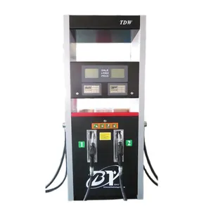 Alle In Een Doseren Pomp Machine Benzine Brandstof Dispenser Met Pomp Flowmeter Automatische Nozzle Gun Voor Gas Station