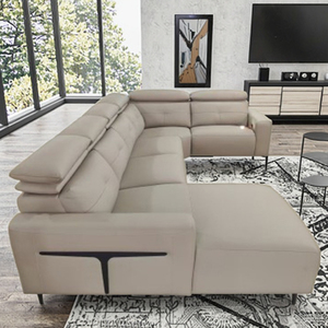 Sofás Modernos para el Hogar, Sofá Seccional de Cuero de Lujo en Forma de U, Muebles para Sala de Estar, Sofá Reclinable - Product Image 2