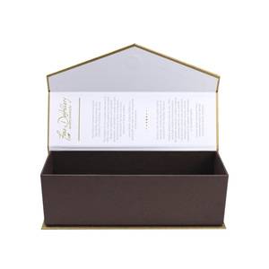 Luxury Custom Logo Printing Rigid Cardboard Folding Paper Box with Magnetic Lid Recycled Materials Embossing - Product Image 2