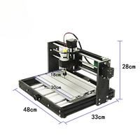 Petite graveuse 3018 Pro, mini routeur à bois, machine de gravure laser à 3 axes contrôlée par Grbl