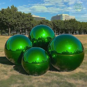 Bola Cermin Tiup Emas dan Perak, Bola Besar Berkilau, Bola Cermin/Sfera Tiup Fantastis untuk Acara dan Promosi - Product Image 4