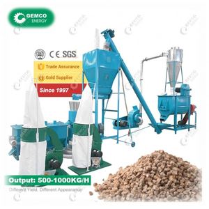 Gemco giá tốt nhất động vật nhai lại thức ăn công nghiệp Máy chế biến thức ăn chăn nuôi dây chuyền chế biến để bán - Product Image 3