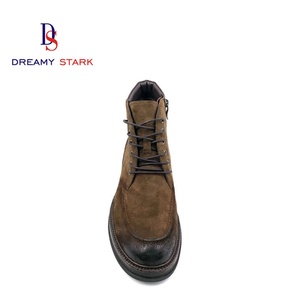 Nouvelles Bottes en Cuir Premium pour Hommes 2025 – Collection Hiver/Automne – Personnalisables avec Logo – Couleurs Tan et Rose Pâle – Idéales pour la Randonnée, les Occasions Formelles et Décontractées - Product Image 4