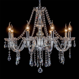 Décoration d'intérieur de luxe Grand lustre en cristal Lampes suspendues pour salle de mariage Hôtel Maison - Product Image 4