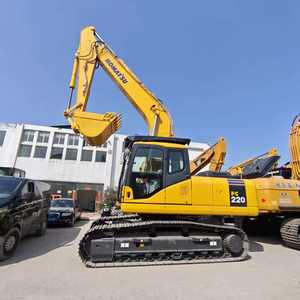 Qualité durable, d'occasion, en vente, meilleur prix, fabriqué au Japon, excavatrice hydraulique lourde Kumatsu 220, 20 tonnes - Product Image 2