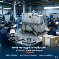 Impresora 3D de Alta Velocidad y Precisión HY-M800, Impresora 3D SLM de Metal de Grado Industrial, Láser de Alta Potencia, USB, Automática, 1 Año de Garantía, Metal