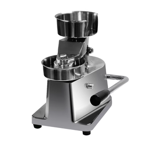Machine manuelle de formage de burgers et de galettes de viande en acier inoxydable 304 avec pompe/presse à galettes - Product Image 2
