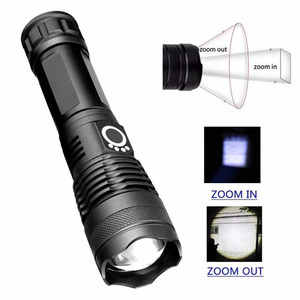 X71 ไฟฉายอลูมิเนียมอัลลอยด์ LED พลังงานสูงแบบชาร์จไฟได้ซูมไฟฉายกลางแจ้ง - Product Image 1