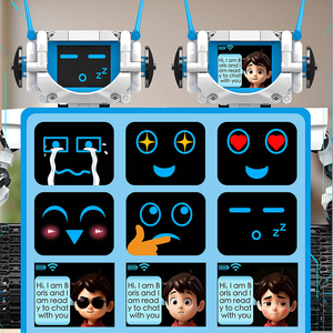 Mould King 15089, 530 Piezas, Serie Robot, Robot <span class=keywords><strong>de</strong></span> Interacción RC AI Blue Star, Bloques <span class=keywords><strong>de</strong></span> Construcción <span class=keywords><strong>de</strong></span> Modelos, Juguete Técnico, Regalo Festivo - Product Image 4