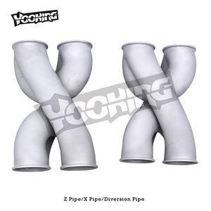 Tubo de Conexión de Escape Universal en X de Acero Inoxidable de 2.5 Pulgadas de Alta Calidad YK para Autos BMW, Audi, VW, <span class=keywords><strong>Abarth</strong></span>, 1.5 mm - Product Image 6