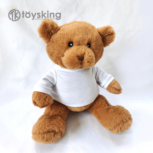 Oso de Peluche Marrón Oscuro con Suéter Tejido - Peluche Abrazable, Regalo de Cumpleaños Acogedor para Niños y Adultos Personalizable - Product Image 3
