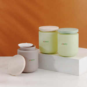 Tarro PET de 500g en Stock, Fondo Redondo, para Crema Corporal, Manteca Corporal, Loción, Cuidado del Cabello, Ecológico, para Marca de Belleza, Etiqueta Privada - Product Image 1