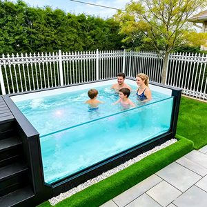 สระว่ายน้ำไฟเบอร์กลาสแบบตั้งพื้น สระว่ายน้ำกลางแจ้ง สระว่ายน้ำ สปา สระว่ายน้ำแบบคอนเทนเนอร์ - Product Image 6