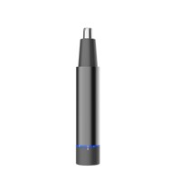 Nouveau Tondeuse Nez Luxe Simple Rechargeable USB Lavable en Plastique pour Homme, Outil de Nettoyage et de Rasage pour Usage Domestique et en Camping-Car
