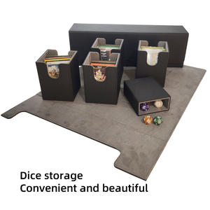 Caja de cubierta de cuero PU 400 + para Nintendo <span class=keywords><strong>Dragon</strong></span> <span class=keywords><strong>Shield</strong></span> para <span class=keywords><strong>Yugioh</strong></span> Booster Board para jugadores de tarjetas de juego - Product Image 3