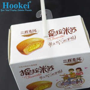 Hookei <b>Transparent</b> Plastic hang tabs hanging tabs With Curved Design For Display Use - Product Image 2