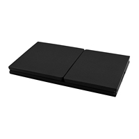 Clavier sans fil USB-C pliable à trois volets portable avec pavé tactile sensible pour iPad, iPhone, smartphone, ordinateur portable, tablette