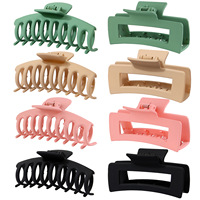 Song May Matte PS Material 11cm Pinces à cheveux Vente en gros Accessoires de cheveux rectangulaires pour filles