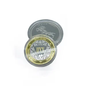 Logo personalizzato di fabbrica incisione 3D stile di stampa moneta da collezione Souvenir da collezione in metallo