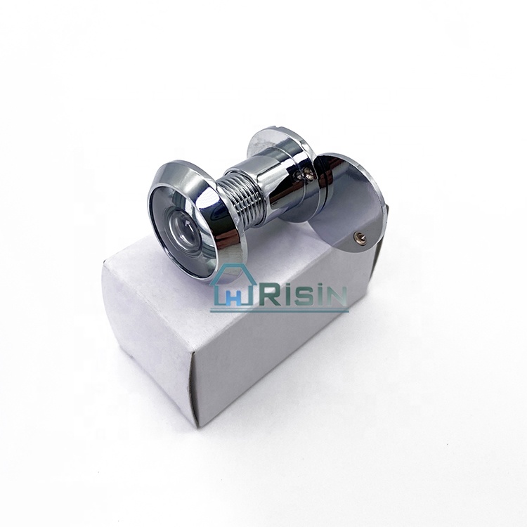 Satin Chrome 180 Degree Wide Angle Door Eye Viewer