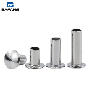 Remaches semitubulares de cabeza redonda de acero y aluminio no estándar M3-M10 DIN 7338 B para revestimiento de frenos - Categoría de producto: Remaches - Product Image 4