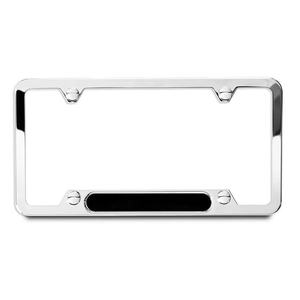 Newly Upgraded Model, US-standard Canada License Plate Holder, Stainless Steel License Plate <b>Frame</b>, <b>Multiple</b> Process LOGO - Product Image 6