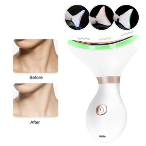 Appareil de massage anti-âge pour le visage et le cou, instrument de beauté pour le raffermissement et le lifting de la peau, masseur portable pour le soin de la peau du cou - Product Image 2