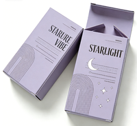 Boîte et emballage de bougies vides recyclables avec logo personnalisé, impression de logo, boîte en papier kraft coloré avec inserts pour cosmétiques et soins de la peau