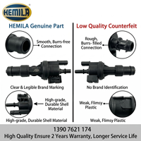 قطع غيار سيارات HEMILA 13907621174 13907637268 صمام كهربائي لعلبة الفحم النشط، صمام تنقية عادم السيارة مناسب لسيارات BMW F49 F56