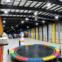 Construcción de Estructura de Acero de Ensamblaje Rápido y Vasta Superficie sin Obstáculos, Complejo Deportivo de Alta Resistencia
