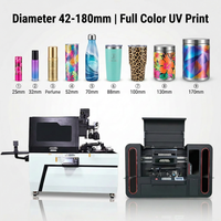 Imprimante UV pour bouteilles cylindriques Jucolor, imprimante UV à 360 degrés, machine d'impression numérique rotative pour tasses thermos avec la 6ème génération