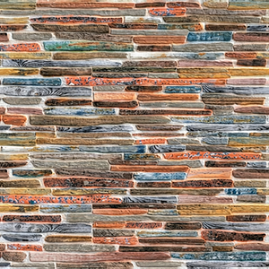 Carreaux muraux en céramique imitation briques pour murs extérieurs, finition mate, 300x600mm - Product Image 1