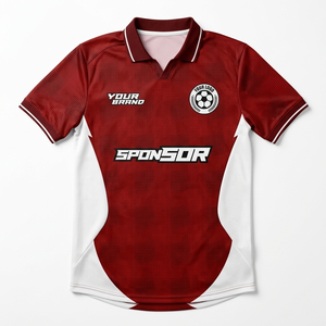 Maillot de football rétro en polyester et élasthanne, personnalisé, respirant, séchage rapide, style vintage, t-shirts de sport - Product Image 3