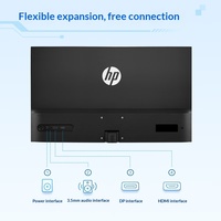 Moniteur HP Star Vision Pro 24 pouces à prix avantageux, taux de rafraîchissement élevé de 100 Hz, technologie IPS, écran d'ordinateur de bureau S24