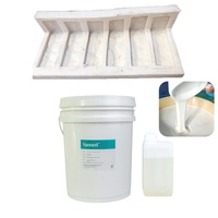 Caoutchouc de silicone liquide RTV Hanast, dureté 25 Shore, pour moules de pierres culturelles et de béton, qualité industrielle, forte résistance à la traction