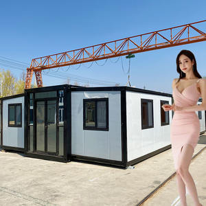 Casas prefabricadas portátiles de lujo baratas y modernas casas prefabricadas de paquete plano de 1-2 dormitorios - Product Image 1