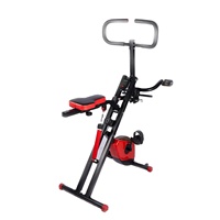 Vélo d'exercice pliant d'intérieur Grue totale pour le corps Équipement de fitness sportif Machine à crunch total Machine d'exercice d'équitation