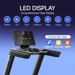 YPOO Durable <strong>Nordic</strong> Commercial Smart Gym Electric Motorized Incline <strong>Treadmill</strong> Electric Running Machine <strong>Treadmill</strong> - Product Image 4